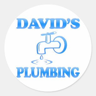 Sticker Rond La tuyauterie de David