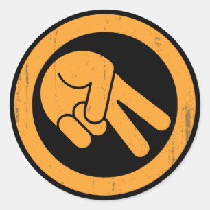 Sticker Rond La vague