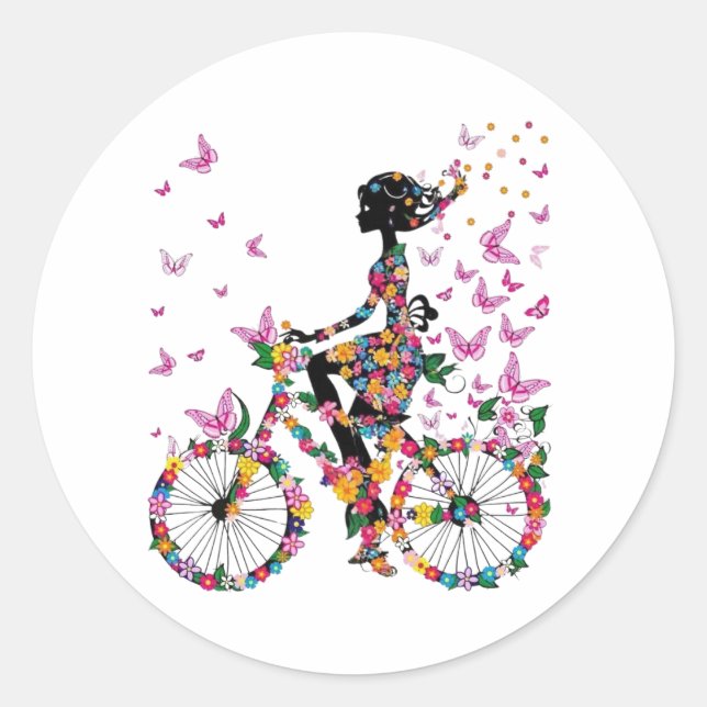 Sticker Rond la vie est belle (Devant)