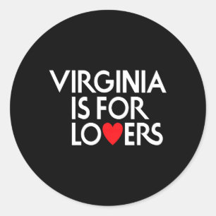 Sticker Rond La Virginie Est Pour Le