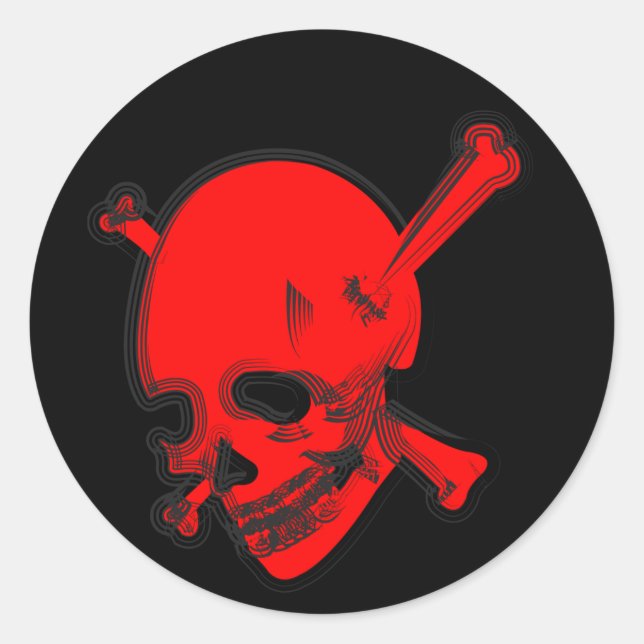 Sticker Rond Labyrinthe Roger #1 (Devant)