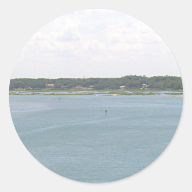 Sticker Rond Lac Florida (Devant)