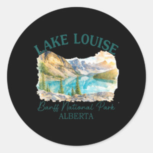Sticker Rond Lac Louise Alberta Parc national de Banff Canada