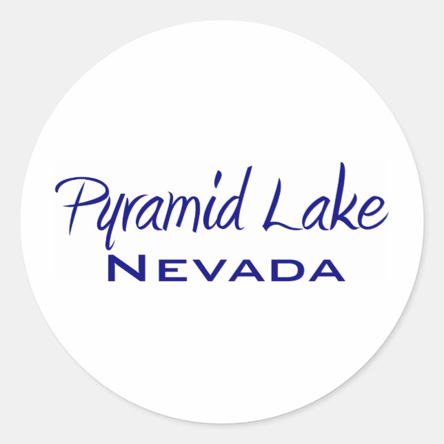 Sticker Rond Lac Pyramid (Devant)