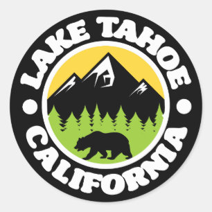 Sticker Rond Lac Tahoe, Californie