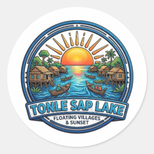 STICKER ROND LAC TONLE SAP