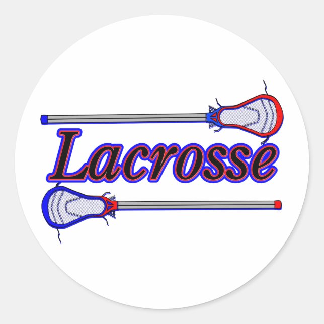 Sticker Rond Lacrosse (Devant)