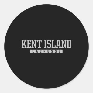 Sticker Rond Lacrosse du lycée de Kent Island