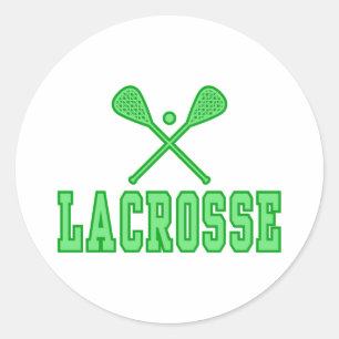 Sticker Rond Lacrosse Green