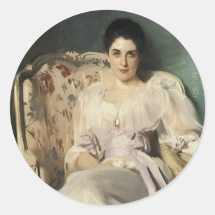 Sticker Rond Lady Agnew de Lochnaw