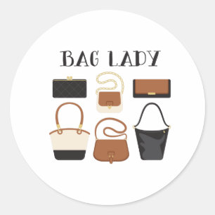 Sticker Rond Lady Bag