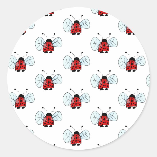 Sticker Rond Ladybird (Devant)