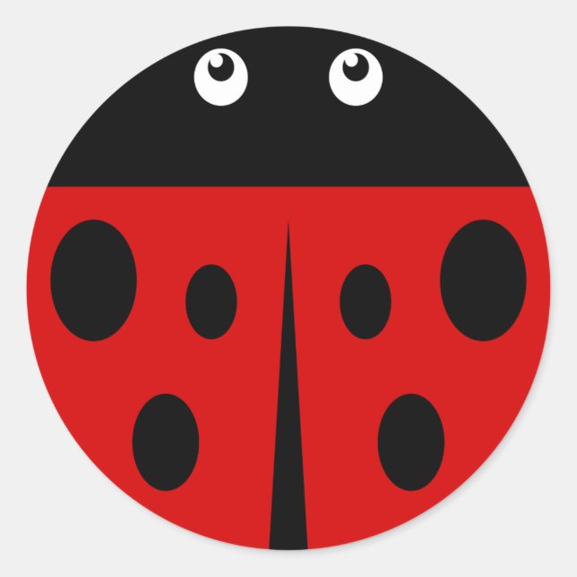Sticker Rond Ladybird (Devant)