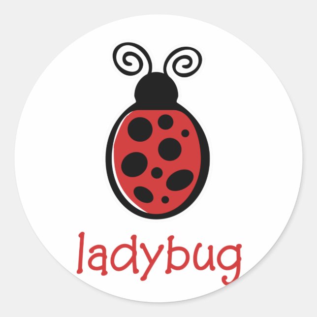 Sticker Rond Ladybug (Devant)