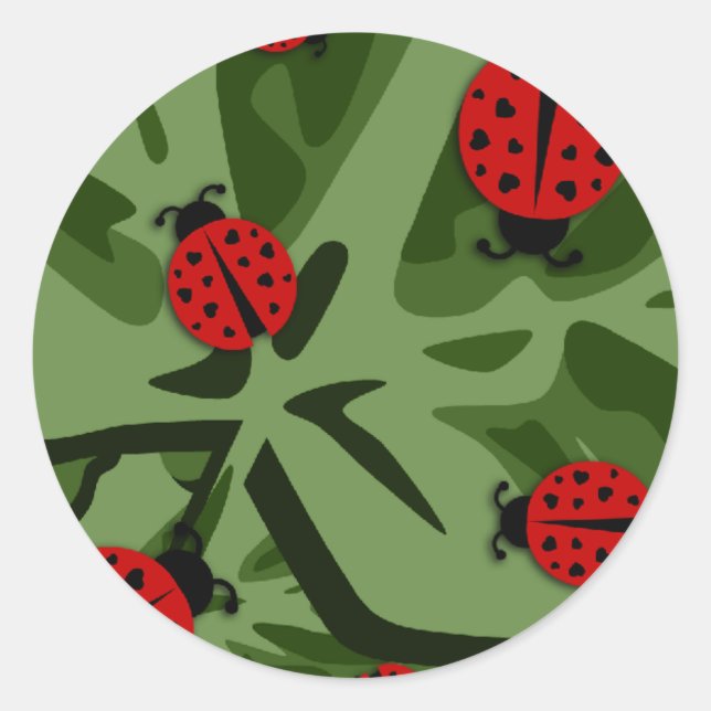 Sticker Rond ladybugz. (Devant)