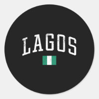 Lagos Nigeria Pays Drapeau Vacances