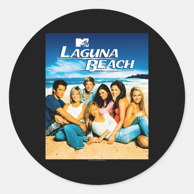 Sticker Rond Laguna Beach Saison 1 Key (Devant)