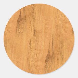 Sticker Rond L'air de la texture des grains de bois d'érable