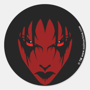Sticker Rond laissez-moi seul