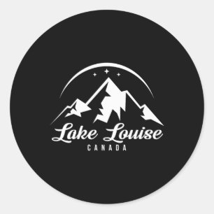 Sticker Rond Lake Louise Canada Station de ski Ski Snowboard