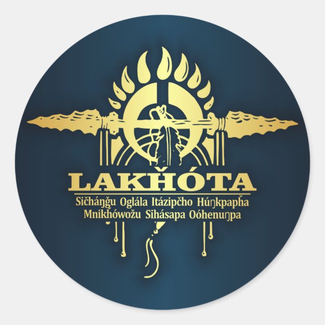 Sticker Rond Lakhota (Devant)