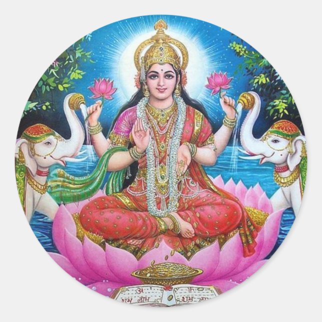 Sticker rond Lakshmi (Devant)