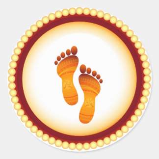 Sticker Rond Lakshmi mata par