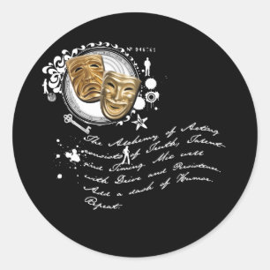 Sticker Rond L'alchimie de l'action