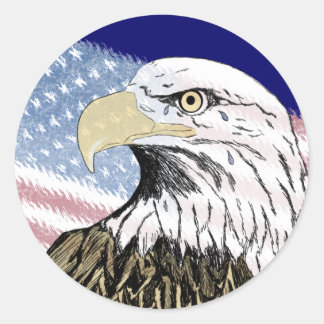Sticker Rond L'Amérique a oublié le 9-11