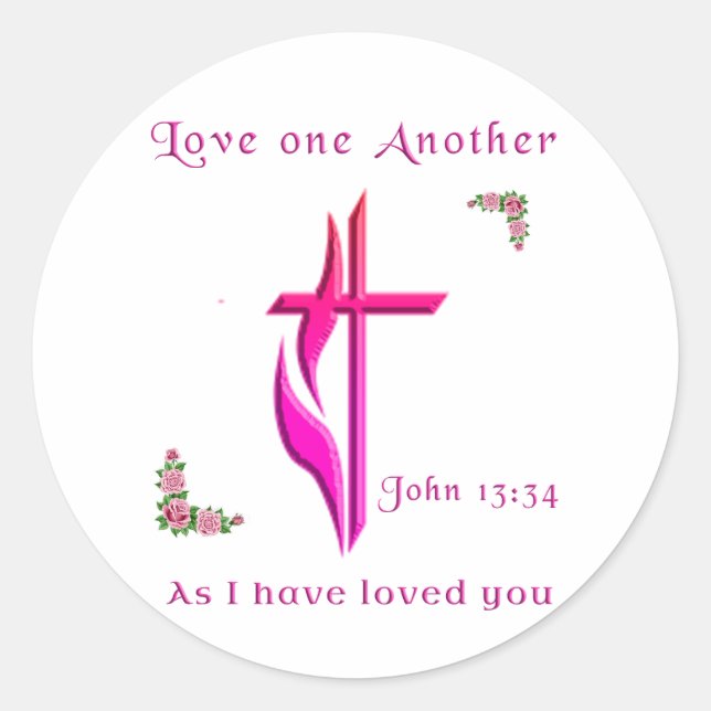 Sticker Rond L'amour (Devant)