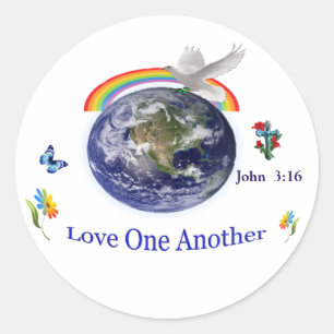 Sticker Rond L'amour