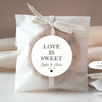 L'AMOUR Classique EST SWEET Heart Mariages Noms Fa