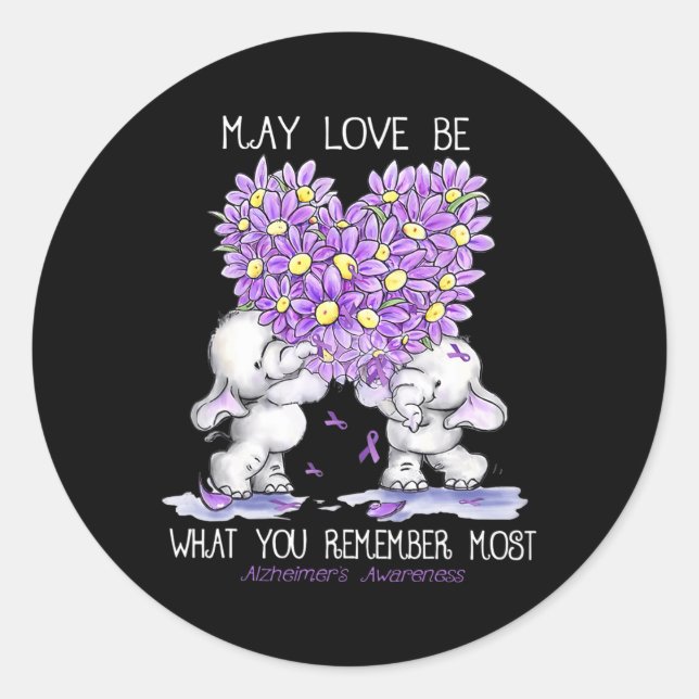 Sticker Rond L'Amour Est Ce Que Vous Vous Souvenez Le Plus D'Al (Devant)