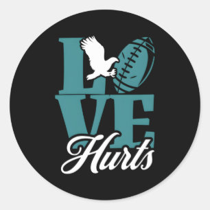Sticker Rond L'amour fait mal aux aigles