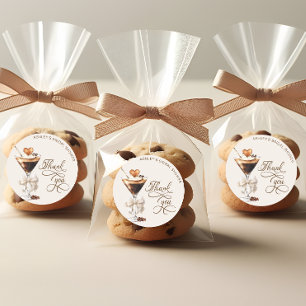 Sticker Rond L'amour se prépare : Bridal Shower Espresso Martin