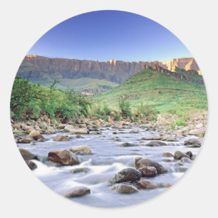 Sticker Rond L'amphithéâtre et la rivière Tugela dans le Draken