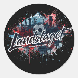 Sticker Rond Landslaget - le surnom de la Norvège