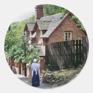 STICKER ROND L'ANGLETERRE VICTORIENNE