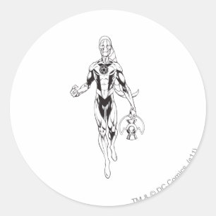 Sticker Rond Lanterne bleue 6