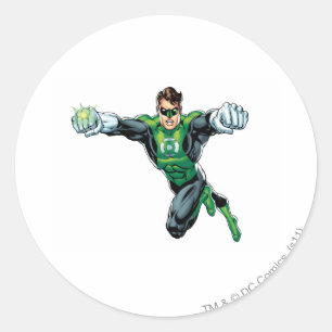 Sticker Rond Lanterne Verte - Bande dessinée, Regard sur l'aven