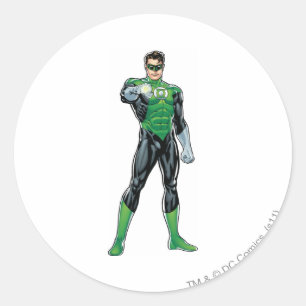 Sticker Rond Lanterne verte - comique, position