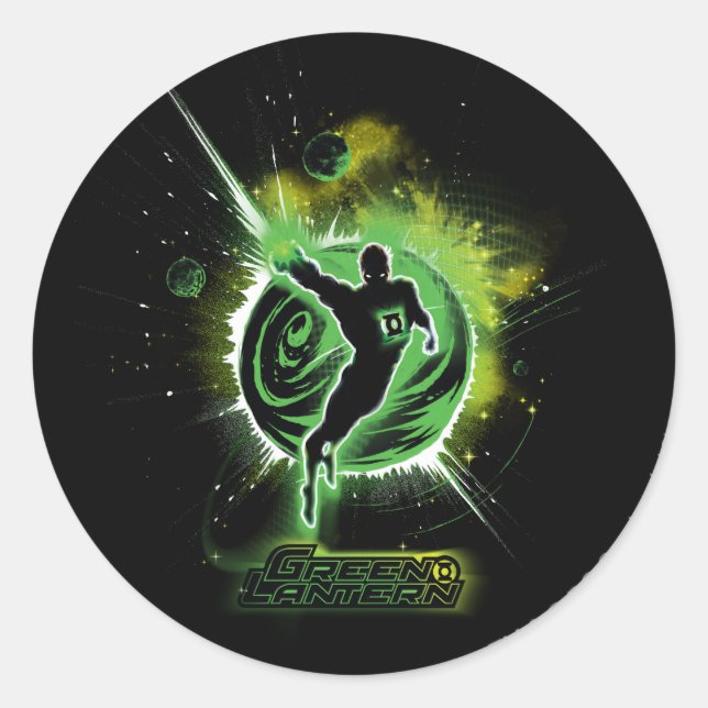 Sticker Rond Lanterne verte - EO (Devant)