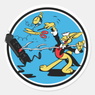 Sticker Rond Lapin d'EOD