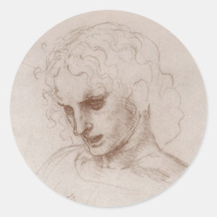 Sticker Rond L'Apôtre Jacques de Léonard de Vinci Château des S