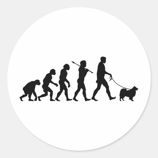 Sticker Rond Lapphund finlandais (Devant)