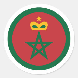 Sticker Rond L'Armée de l'Air marocaine royale, Maroc