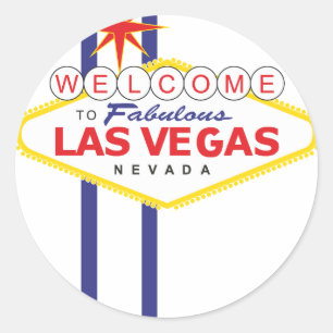 Sticker Rond las vegas
