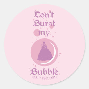 Sticker Rond L'Assistant D'Oz™ Ne pas éclater ma bulle