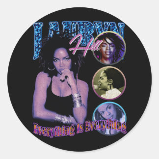 Sticker Rond Lauryn Hill - Tout est tout