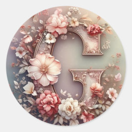 Sticker Rond L'autocollant d'enveloppe G